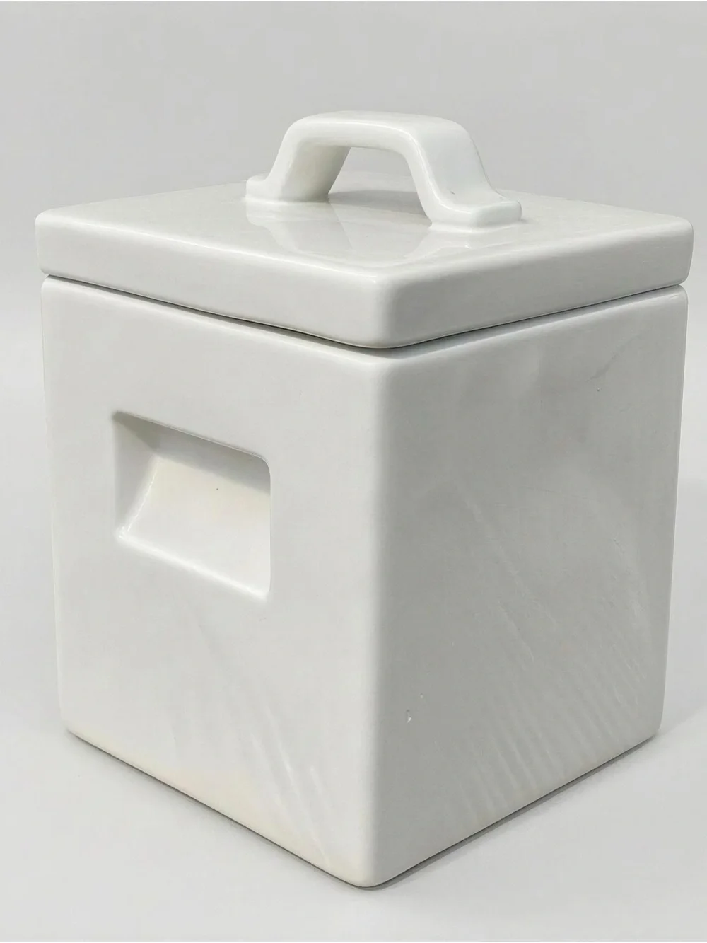 Williams Sonoma Signature White Porcelain Storage Container Large